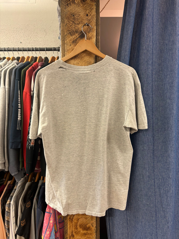 Vintage Harvard Light Grey T-shirt - L