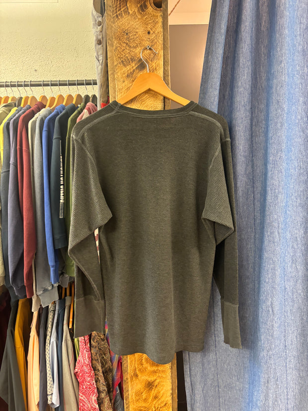 Vintage Stanfield’s Waffle Knit Longsleeve Grey T-Shirt - XL