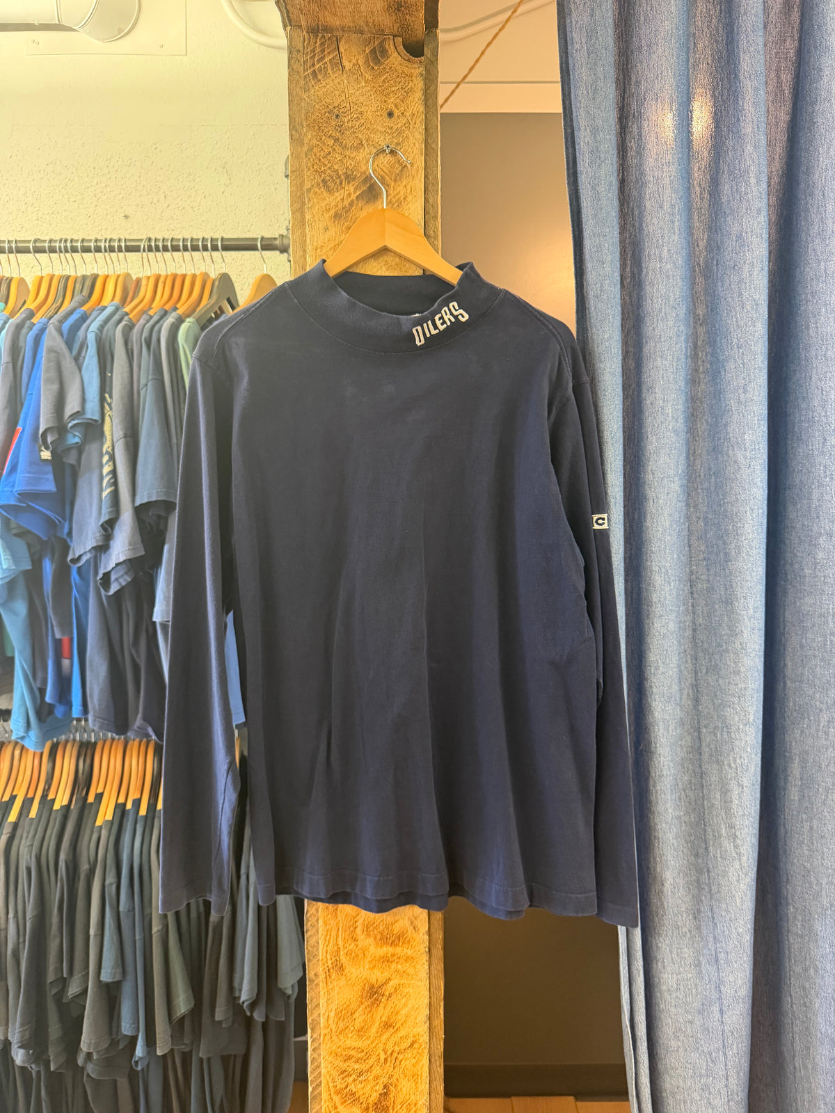 Vintage oilers navy Longsleeve - M