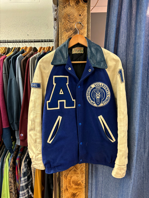 Vintage 80’s Harry Ainaly Varsity Jacket - M