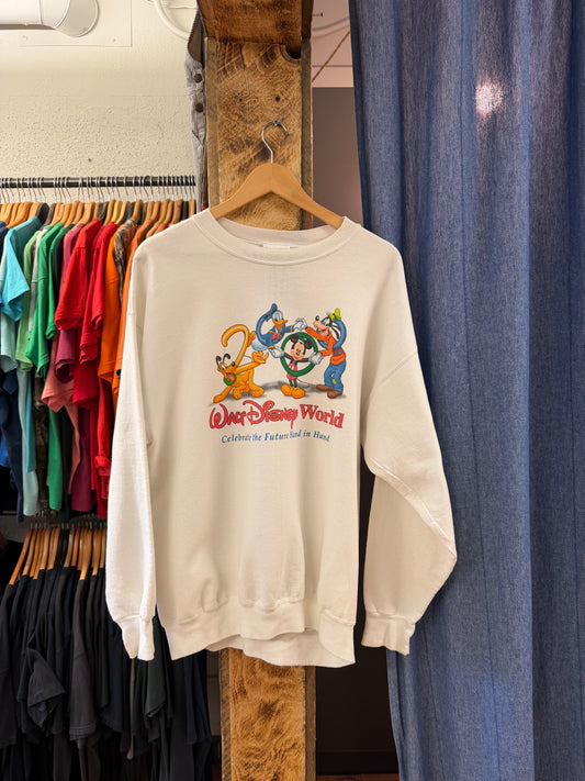 Vintage Disney graphic white sweatshirt - L