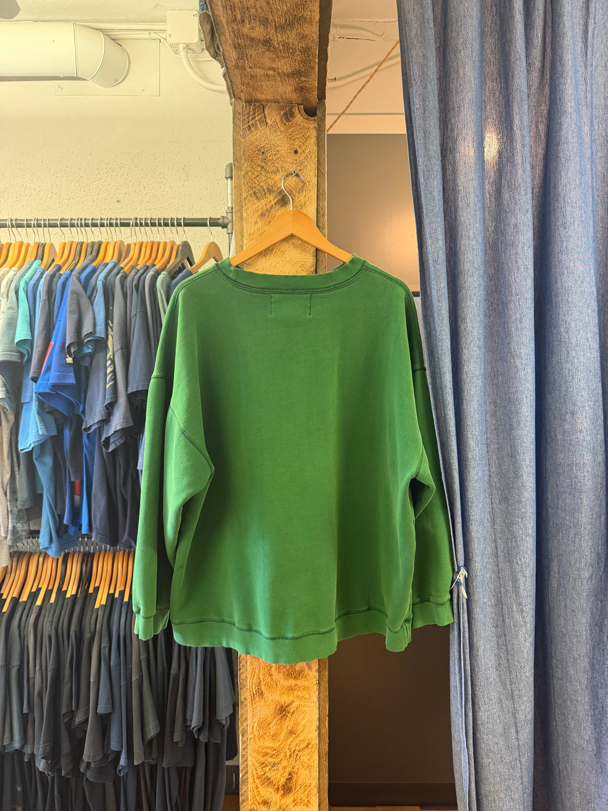 Vintage limited addition Abercrombie green sweatshirt - XL