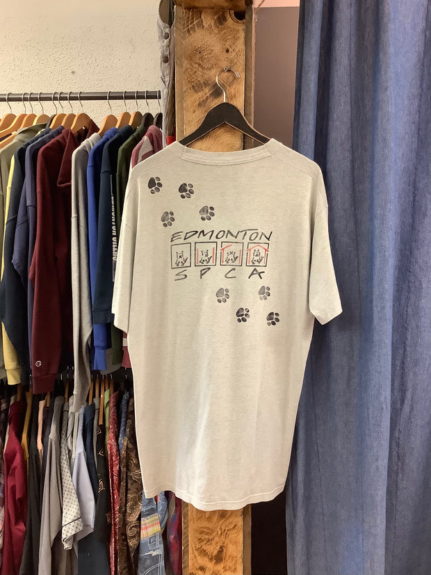 Vintage Pets In The Park Grey Tee - XL