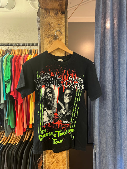 Vintage The Gruesome Twosome Black Graphic T-shirt - s