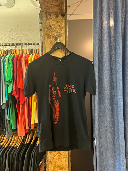 Vintage Alice cooper black graphic T-shirt - XL