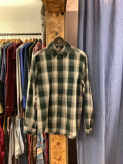 Vintage Carhartt Green Flannel - M