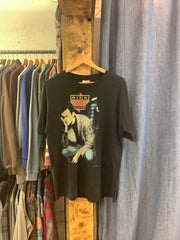 Vintage 1989 Rick Astley Black T-Shirt - XL