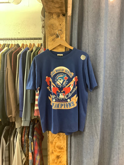 Vintage 1993 Toronto Blue Jays Blue T-Shirt - L