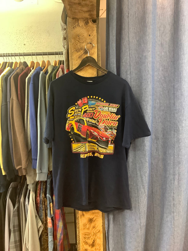 Vintage South Point Navy T-Shirt - XL