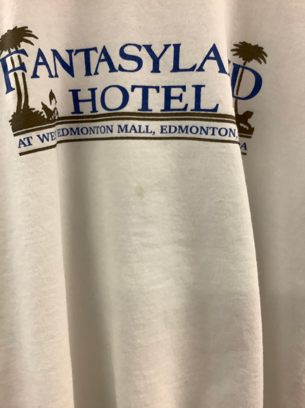 Vintage FantasyLand Hotel White Crewneck - M