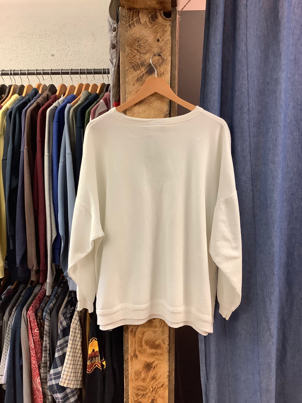 Vintage Nevada Jeanswear White Crewneck - XL