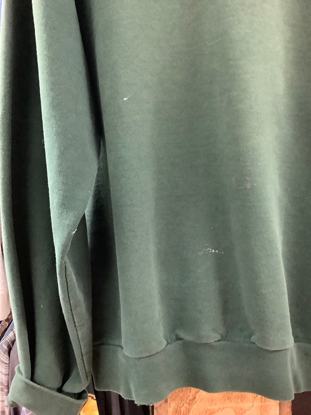Vintage Green Blank Crewneck - XL