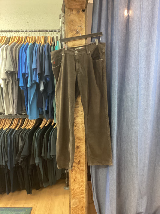Vintage Quiksilver Brown Corduroy Pants - 36