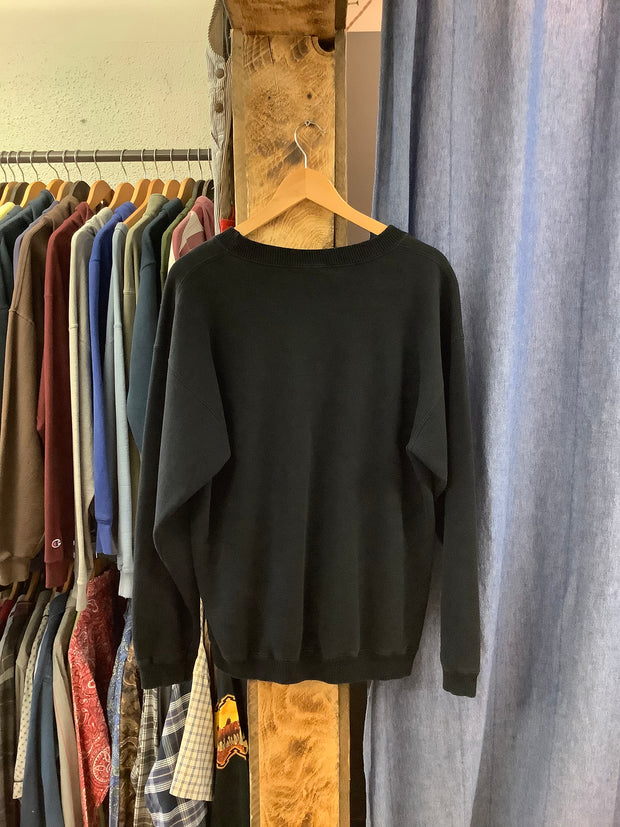 Vintage HS Athletic Black Crewneck - XL