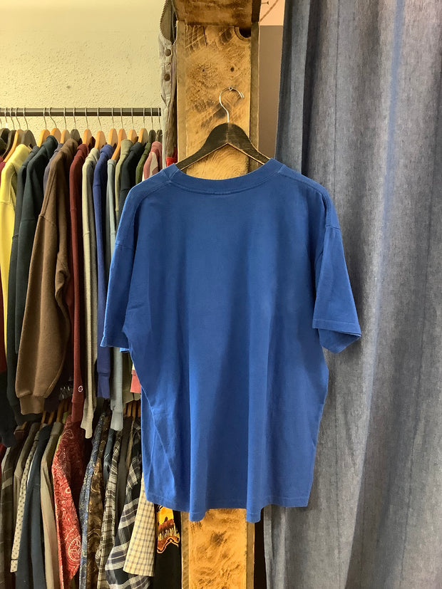 Vintage “Cheerful Bunch” Blue Graphic T-Shirt - XL