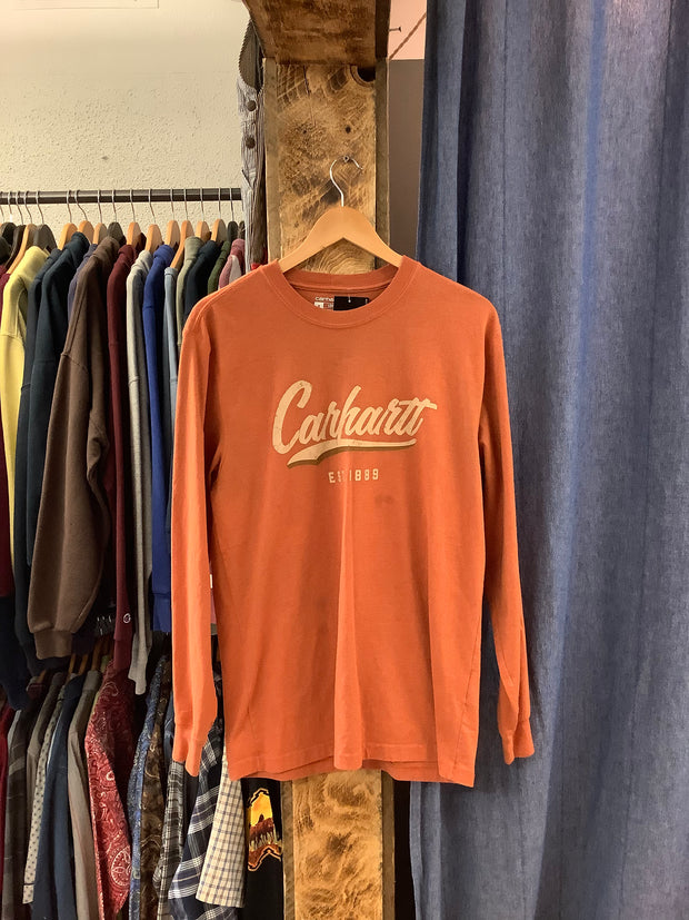 Vintage Carhartt Orange Longsleeve - S