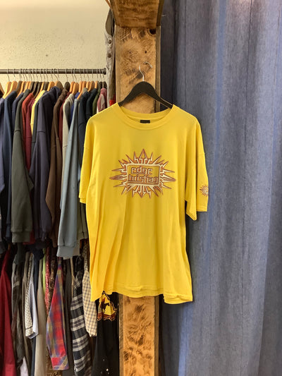 Vintage WWF Edge Christian Yellow T-Shirt - XXL