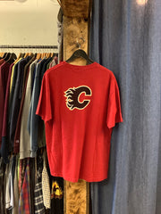 Vintage Nike X Calgary Flames Red T-Shirt - XL