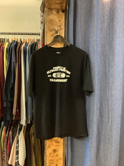 Vintage UFC Black T-Shirt - XL