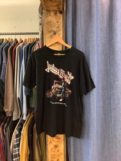 Vintage Judas Priest Black T-Shirt - XL