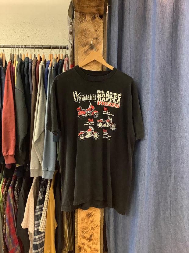 Vintage Harley Davidson Black T-Shirt - XL