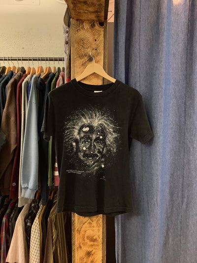 Vintage Albert Einstein Black T-Shirt - S