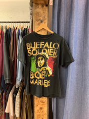 Vintage Bob Marley “Buffalo Soldier” Black T-Shirt - L