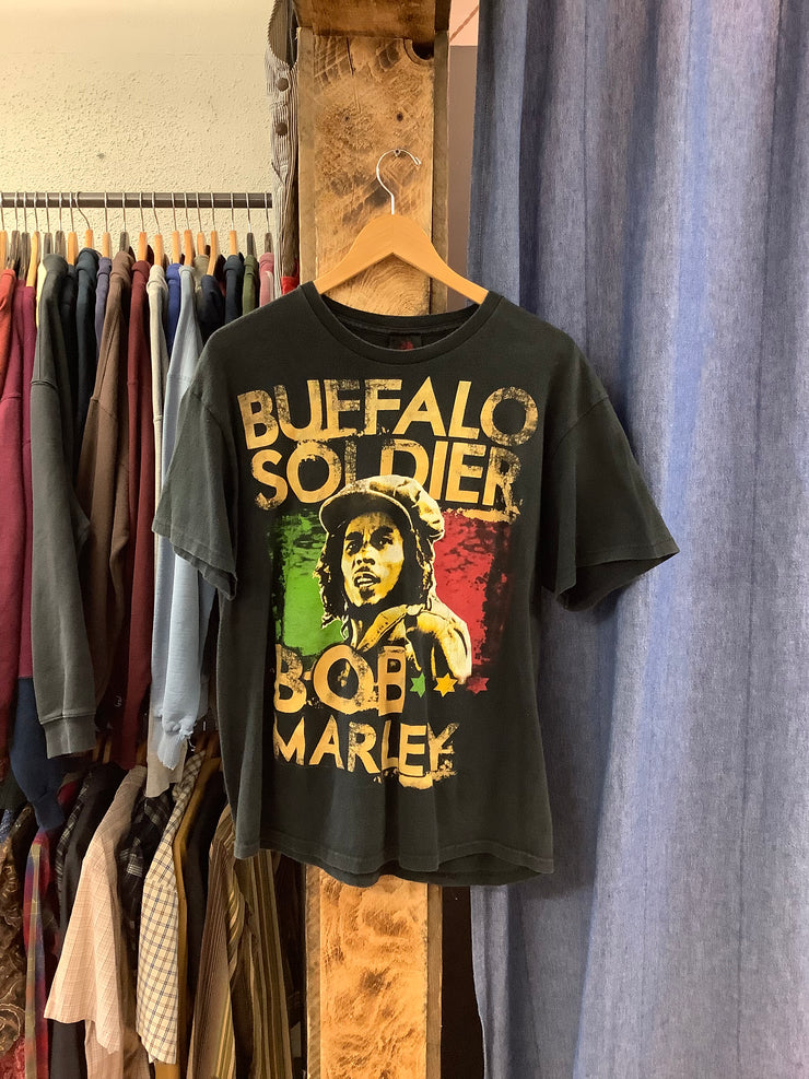 Vintage Bob Marley “Buffalo Soldier” Black T-Shirt - L