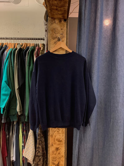 Vintage Jacknor Sportswear Navy Blank Crewneck - L