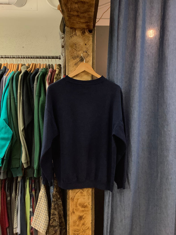 Vintage Jacknor Sportswear Navy Blank Crewneck - L