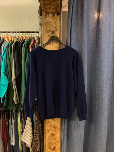 Vintage Steeple Chase Navy Blank Crewneck - L
