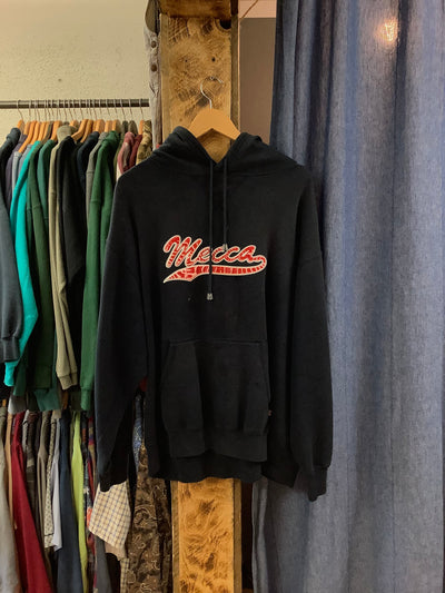 Vintage Mecca Navy Blue Hoodie - XL