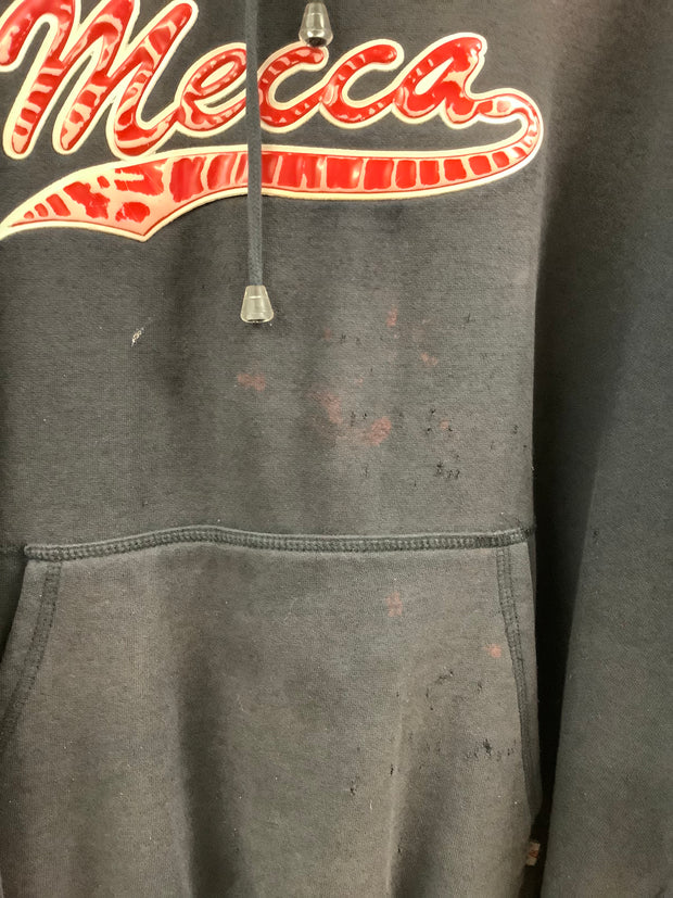 Vintage Mecca Navy Blue Hoodie - XL