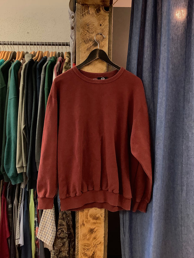 Vintage WindRiver Burgundy Blank Crewneck - M