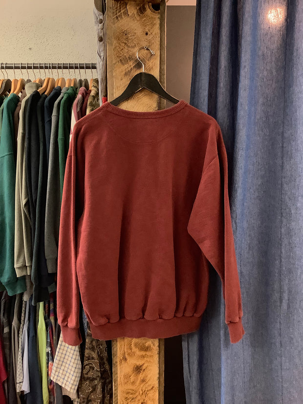 Vintage WindRiver Burgundy Blank Crewneck - M