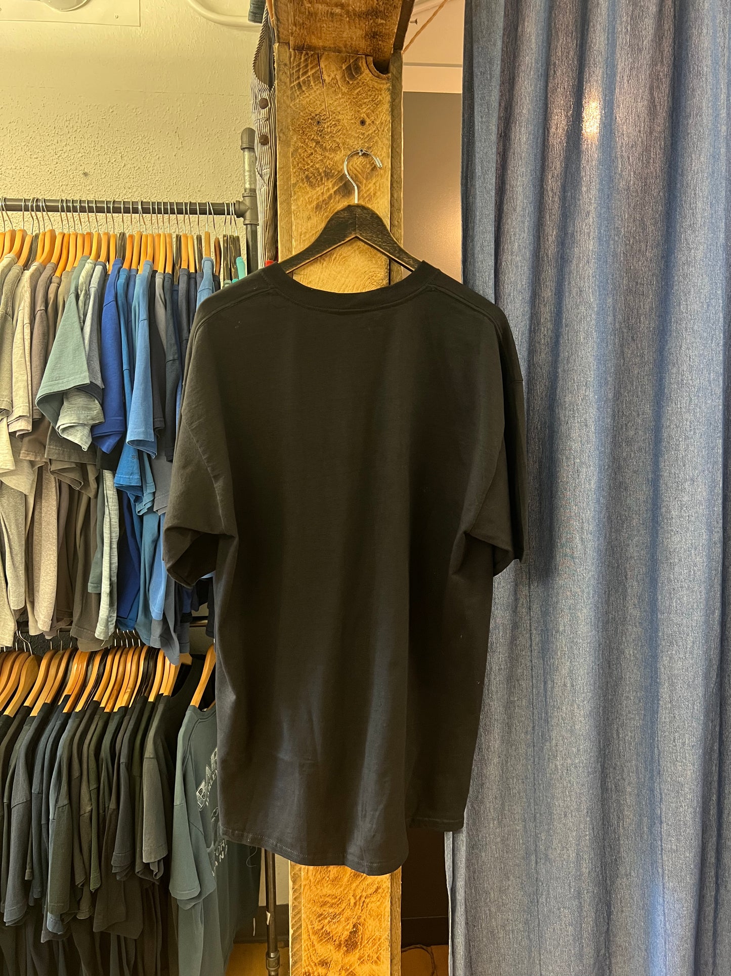 Vintage Northern lights casino black graphic T-shirt - XL
