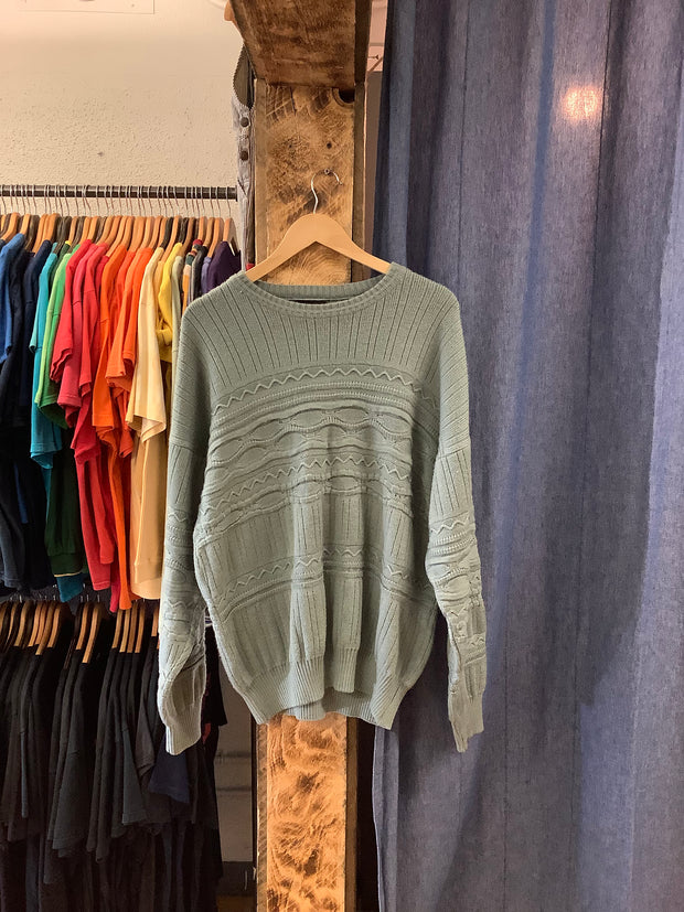 Vintage Rapp Knitwear Green Sweater - XL