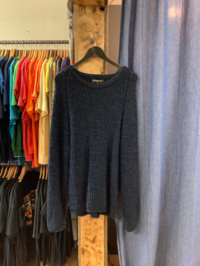 Vintage Wolsey Navy Knit Sweater - XXL