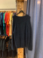 Vintage Wolsey Navy Knit Sweater - XXL