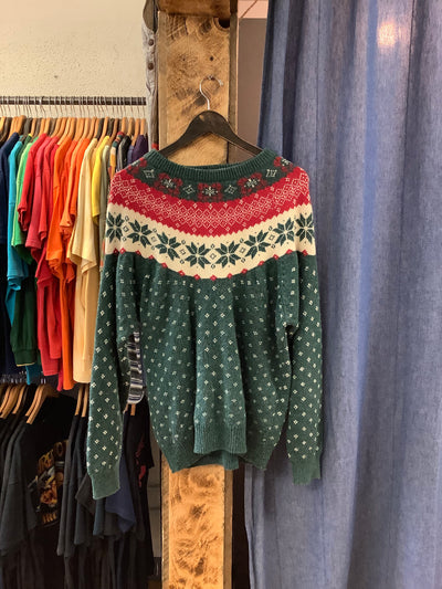 Vintage Northern Reflections Christmas Sweater - L