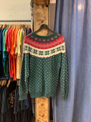 Vintage Northern Reflections Christmas Sweater - L