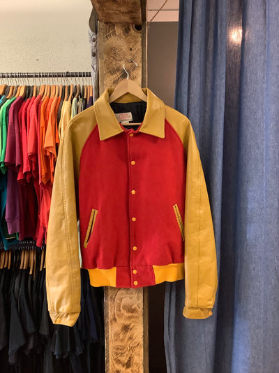 Vintage Prime Sports Multicolour Varsity Jacket - XL