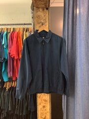 Vintage Chaps Navy Zip-Up Jacket - M