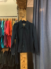 Vintage Woodwards Navy Zip-Up Jacket - XL