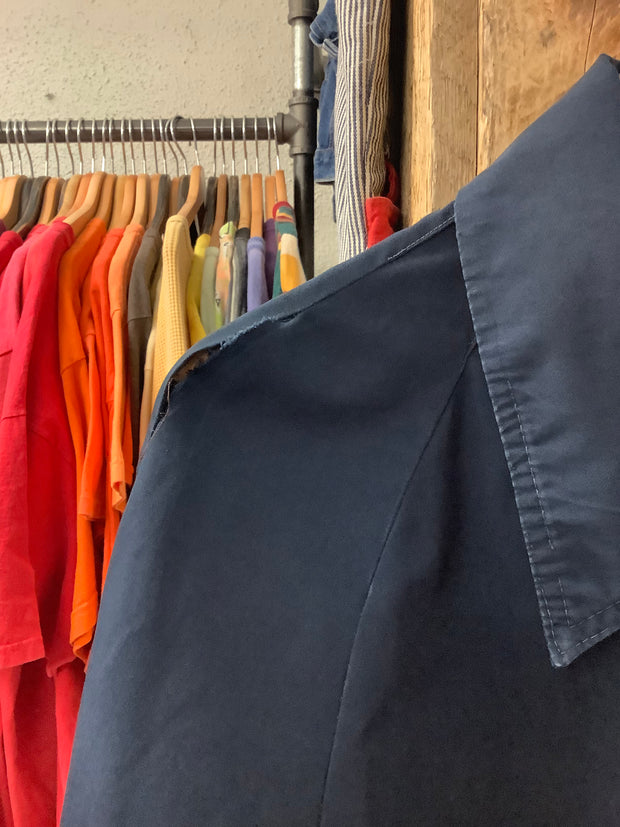 Vintage Woodwards Navy Zip-Up Jacket - XL