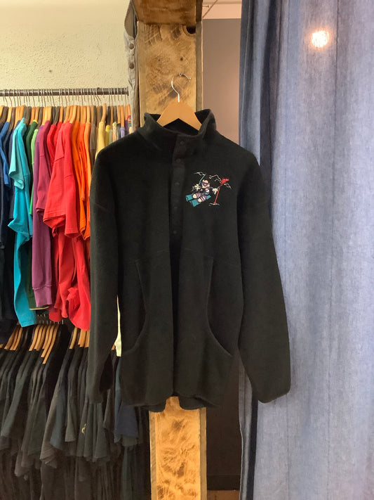 Vintage Mickey & Co Black Wool Sweater - XL