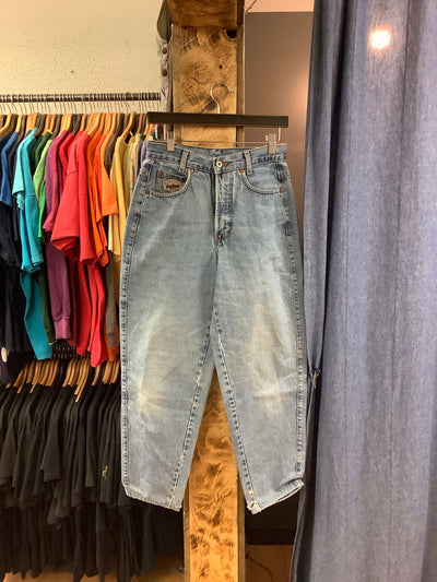 Vintage Manager Light Blue Denim Pants - 28