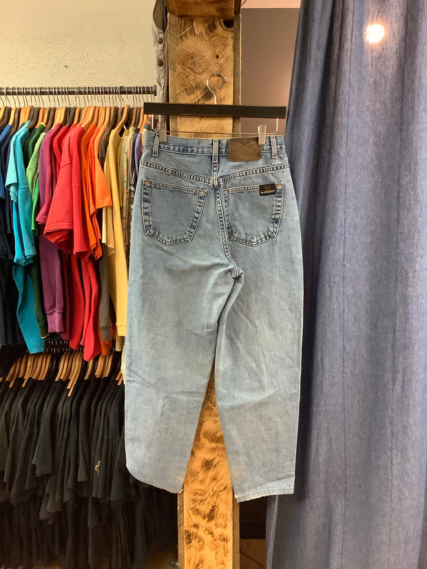 Vintage Manager Light Blue Denim Pants - 28