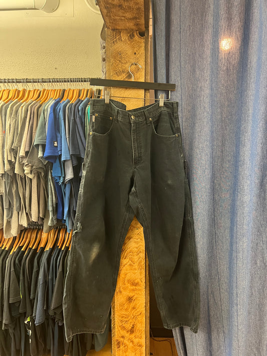 Vintage Carhartt Black Carpenter Pants - 34x30
