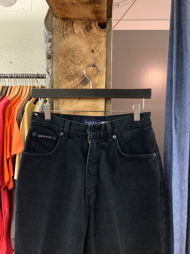 Vintage Maryk & Co Black Denim Pants - 31x34